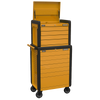 Superline PRO® Push-To-Open Topchest & Rollcab Combination 11 Drawer - Orange