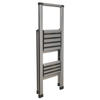 Professional Folding Step Ladder 2-Step Aluminium 150kg Capacity