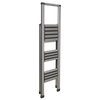 Aluminium Professional Fold-Flat Step Ladder 3-Step 150kg Capacity - EN 14183