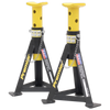 Premier Axle Stands (Pair) 3 Tonne Capacity per Stand - Yellow
