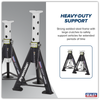 Premier Axle Stands (Pair) 6 Tonne Capacity per Stand - White