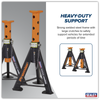 Premier Axle Stands (Pair) 6 Tonne Capacity per Stand - Orange