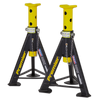 Premier Axle Stands (Pair) 6 Tonne Capacity per Stand - Yellow