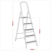 Step Ladder 5-Tread Aluminium - EN 131
