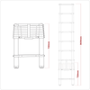 Telescopic Ladder 9-Tread Aluminium - EN 131