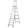 Industrial Step Ladder 10-Tread Aluminium - EN 131