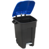 Refuse/Wheelie Bin with Foot Pedal 100L - Blue