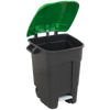 Refuse/Wheelie Bin with Foot Pedal 100L - Green
