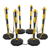 Post & Chain Kit 25m - Black/Yellow