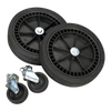 Wheel Kit for Fixed Compressors - 2 Castors & 2 Fixed