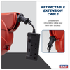 Cable Reel System Retractable 10m 2 x 230V Socket