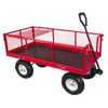 Platform Truck with Sides Pneumatic Tyres 350kg Capacity