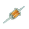 Direct Replacement Engine Service Filter Kit With Engine Oil for Freelander 1 Td4, image of a fuel filter with a transparent casing and yellow filter element inside.