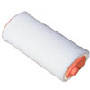 Direct Replacement Engine Service Filter Kit With Engine Oil for Freelander 1 Td4, image of an automotive filter with white foam material and orange plastic end caps.