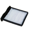 JGS 4X4 Engine Service Filter Kit With Engine Oil & Modified Breather for Freelander 1 Td4, a car engine filter with white pleated paper and black plastic frame.