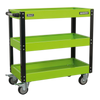 Superline PRO® Heavy-Duty Workshop Trolley 3-Level - Hi-Vis Green