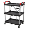Folding Workshop Trolley 3-Level