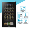 Baridi 28 Bottle Tabletop Wine Fridge & Cooler