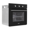 Baridi Built-In 5-Function Fan Assisted Oven with Timer 60cm, 55L Capacity - Black