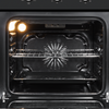 Baridi Built-In 5-Function Fan Assisted Oven with Timer 60cm, 55L Capacity - Black