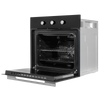 Baridi Built-In 5-Function Fan Assisted Oven with Timer 60cm, 55L Capacity - Black