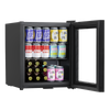 Baridi Mini Tabletop Beer & Drinks Fridge 50L Capacity - Black