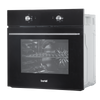 Baridi Integrated Fan-Assisted Electric Oven 60cm 55L Capacity - Black