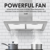 Baridi Cooker Hood with Carbon Filters 60cm - Stainless Steel