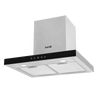 Baridi T-Shape Chimney Cooker Hood with Carbon Filters 60cm - Stainless Steel