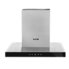 Baridi T-Shape Chimney Cooker Hood with Carbon Filters 60cm - Stainless Steel