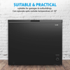 Baridi Freestanding Chest Freezer 199L Capacity - Black