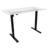Dellonda Single Motor Ultra-Quiet Adjustable-Height Desk Frame 70kg Capacity - Black
