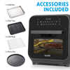 Baridi Steam Air Fryer Oven 15L Capacity