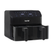 Baridi Dual Zone Air Fryer 8L with 8-in-1 Functions Touch Controls, Easy-Clean, Black - DH172
