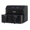 Baridi Dual Zone Air Fryer 8L with 8-in-1 Functions Touch Controls, Easy-Clean, Black - DH172