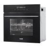 Baridi Integrated Fan-Assisted Electric Oven 60cm 72L Capacity - Black