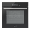 Baridi Integrated Fan-Assisted Electric Oven 60cm 72L Capacity - Black