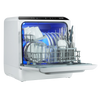 Baridi 2-4 Place Settings Mini Portable Tabletop Dishwasher, 5 Wash Functions