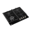 Baridi Gas Hob with 4 Cooking Zones 60cm - Black