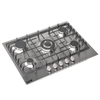 Baridi Gas Hob with 5 Cooking Zones 70cm - Stainless Steel