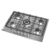 Baridi Gas Hob with 5 Cooking Zones 70cm - Stainless Steel