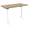 Dellonda Single Motor Ultra-Quiet Adjustable-Height Electric Sit/Stand Desk - Oak Desktop - DH68