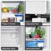 Baridi Mini Tabletop Fridge/Freezer, 31L Capacity - White