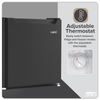 Baridi Mini Tabletop Fridge/Freezer, 31L Capacity - Black