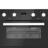 90cm Built-In Double Oven, 88L Capacity, Energy Rating A - Black