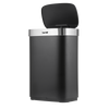 Sensor Bin 65L - Black/Stainless Steel