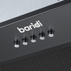 Baridi Cooker Hood with 5 Layer Filter 52cm - Black