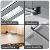 Baridi Telescopic Cooker Hood with Aluminium Filters 60cm - Stainless Steel