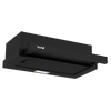 Baridi Telescopic Cooker Hood with Aluminium Filters 60cm - Black
