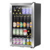 Baridi Wine, Beer & Drinks Fridge 85L Capacity - Stainless Steel